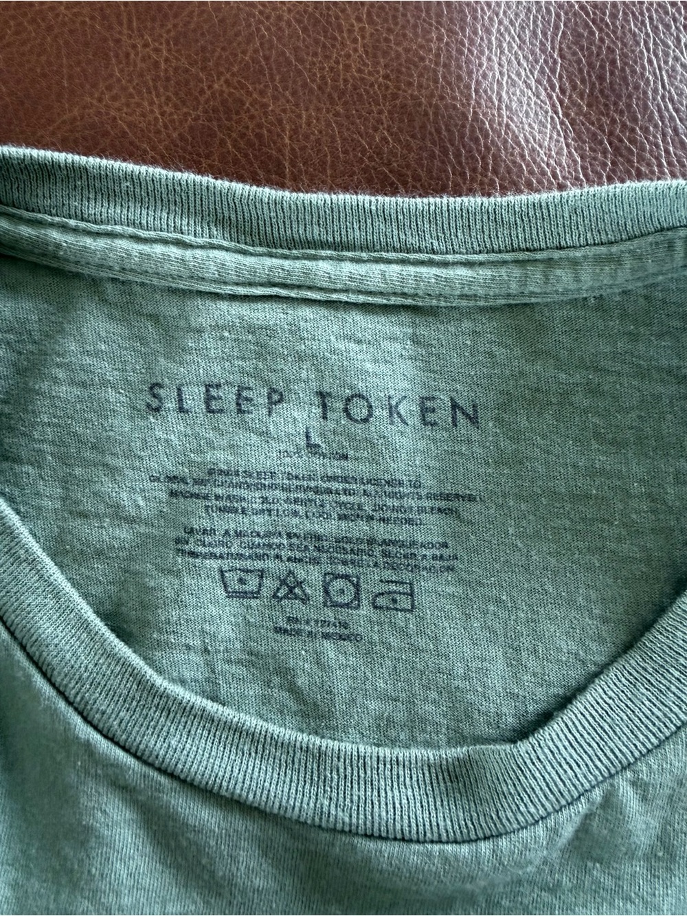 Sleep Token Graphic Crewneck Tee - White/Black - Picture 4 of 4